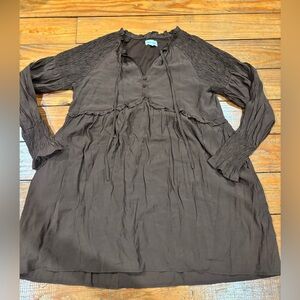 (965) *&MERCI BROWN DRESS*